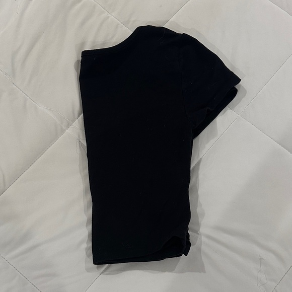 Garage Gabriella V-Neck Tee - Black - Picture 4 of 5